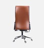 Global Leatherette High Back Office Chair in Tan Colour