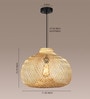 Globe Chandeliers Handmade Bamboo Pendant Hanging Light (Beige)