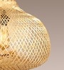 Globe Chandeliers Handmade Bamboo Pendant Hanging Light (Beige)