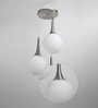 Akina White Glass Cluster Hanging Light