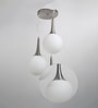 Akina White Glass Cluster Hanging Light