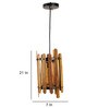 Gloomy BLACK metal Hanging Light 