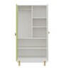 Glori 2 Door Wardrobe In Egg White Finish