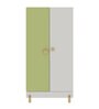Glori 2 Door Wardrobe In Egg White Finish
