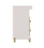 Glori Chest of Drawer In Egg White Finish