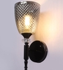 Gloria Glossy & Black Mild Steel Wall Light