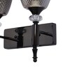 Gloria Glossy & Black Mild Steel Wall Light