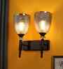 Gloria Glossy & Black Mild Steel Wall Light