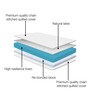 Gloria Green 72X48X8 Inch Double Bed Mattress