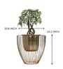 Gloria Riga Gold Metal Planter- Small Gloria Riga Gold Metal Planter- Small