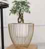 Gloria Riga White Metal Planter Small Gloria Riga White Metal Planter Small