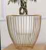 Gloria Riga White Metal Planter Small Gloria Riga White Metal Planter Small