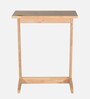 Gloria Solid Wood C Table In Natural Finish