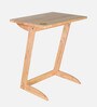 Gloria Solid Wood C Table In Natural Finish