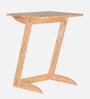Gloria Solid Wood C Table In Natural Finish