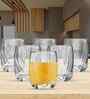 Glory Set of 6 Crystal Lead Free Glass 300ml Juice Glasses
