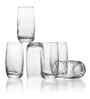 Glory Set of 6 Crystal Lead Free Glass 365ml Juice Glasses
