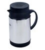 Gloss Textured Black & Silver Ceramic (Set of 7) Teaware Set