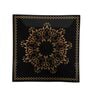 Glossy 7 Pcs Black & Gold Glass Dinnerware Set