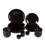 Black Ceramic Dinner Set of 20