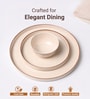 Choco chip Cream Melamine Plato Dinner Set Of 20 Pcs