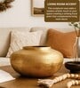 Golden Glossy Metallic Iron Vase