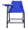 Glossy Student Chair in Blue Colour