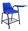 Glossy Student Chair in Blue Colour