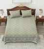 Glow Heritage King 144 TC Cotton Bedsheet 1 Bedsheet, 2 Pillow Covers