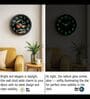Black Mountain Landscape Glow-In-The-Dark Wall Clock (13 Inch)