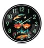 Black Mountain Landscape Glow-In-The-Dark Wall Clock (13 Inch)