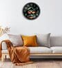 Black Mountain Landscape Glow-In-The-Dark Wall Clock (13 Inch)