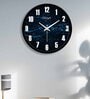 Glowing Black & white Plastic Wall Clock
