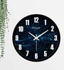Glowing Black & white Plastic Wall Clock