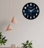 Glowing Black & white Plastic Wall Clock