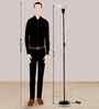Glowis Metal Uplighter Floor Lamp (Black)