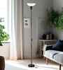 Glowis Metal Uplighter Floor Lamp (Black)
