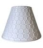 Beige Glyph Polymer Lamp Shade