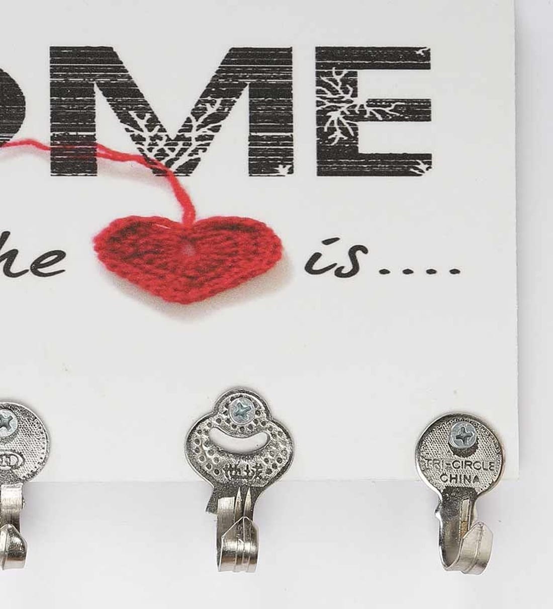 Buy White MDF Home Theme Key Holder by Go Hooked Online Modern Key