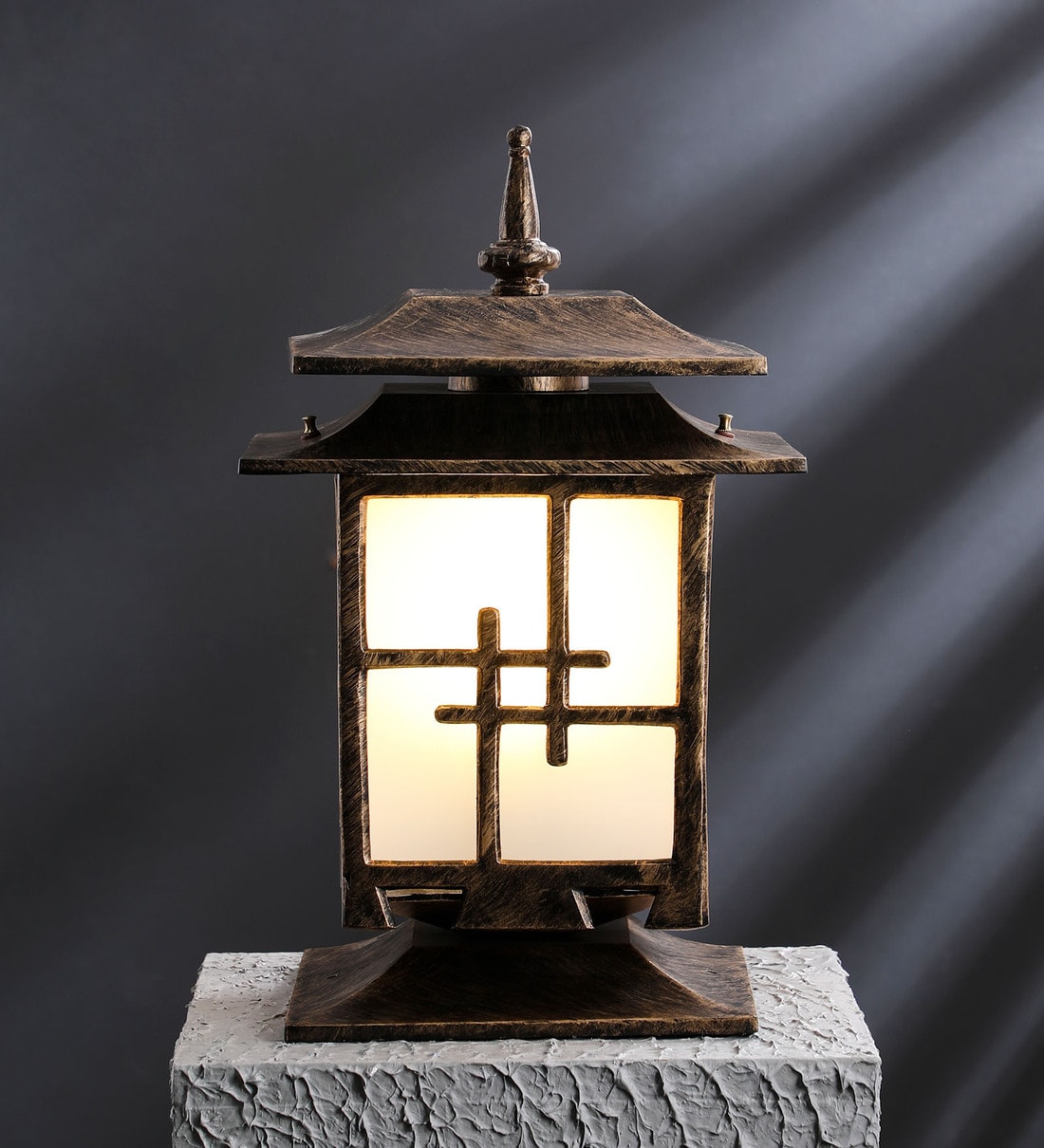 Buy Gold Metal Gate Light by Superscape Outdoor Lighting Online Gate