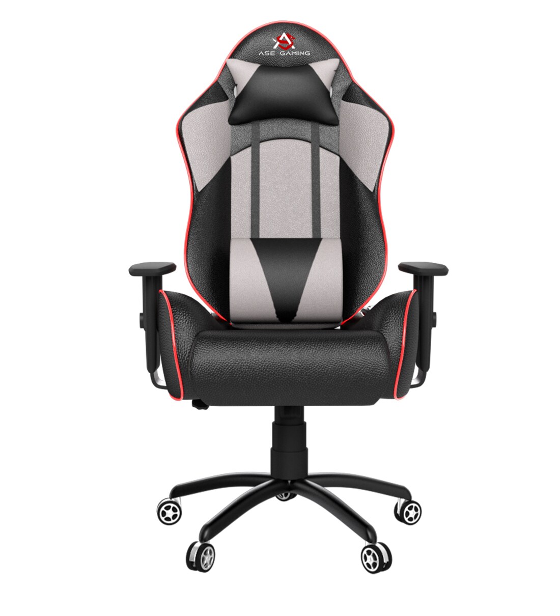 Buy Gold Leatherette Gaming Chair in Grey & Black Colour by ASE Gaming