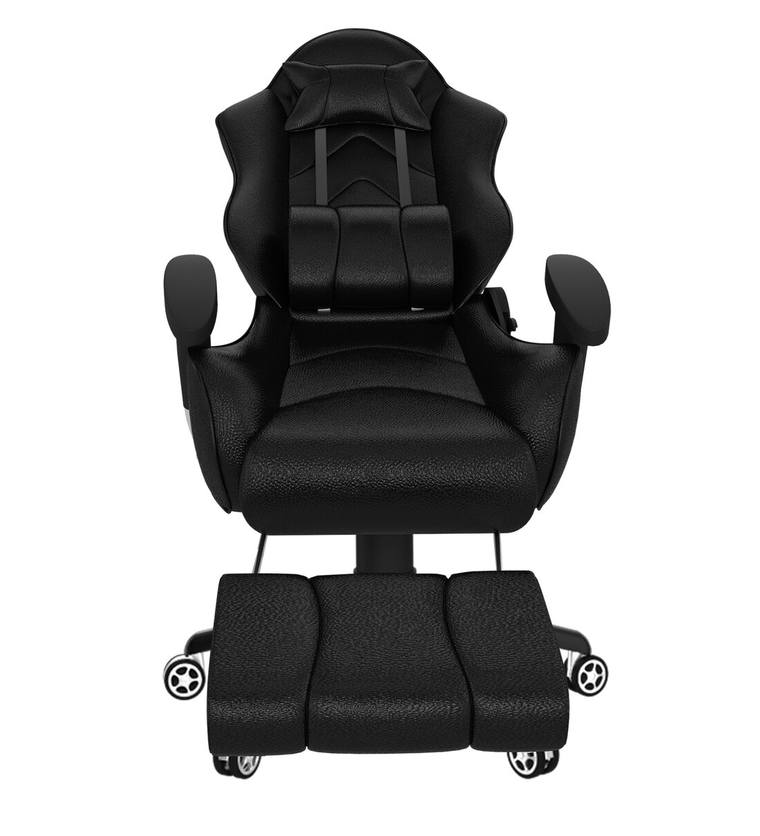 Buy Gold Gaming Chair With Footrest In Black Colour By ASE Gaming