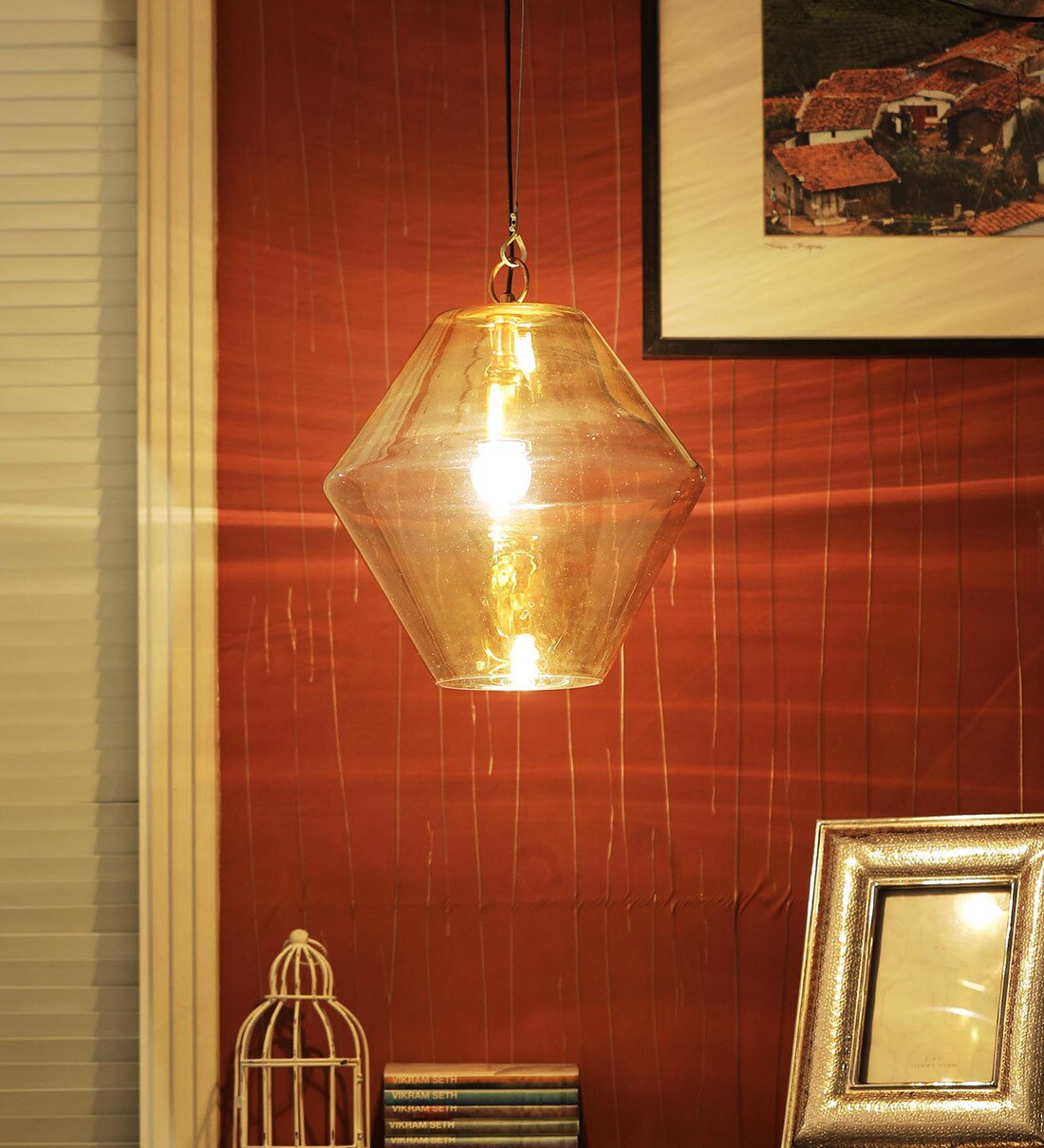Buy Zalto Gold Glass Hanging Light by Kapoor LampShades at 44 OFF by Kapoor Lampshades Pepperfry