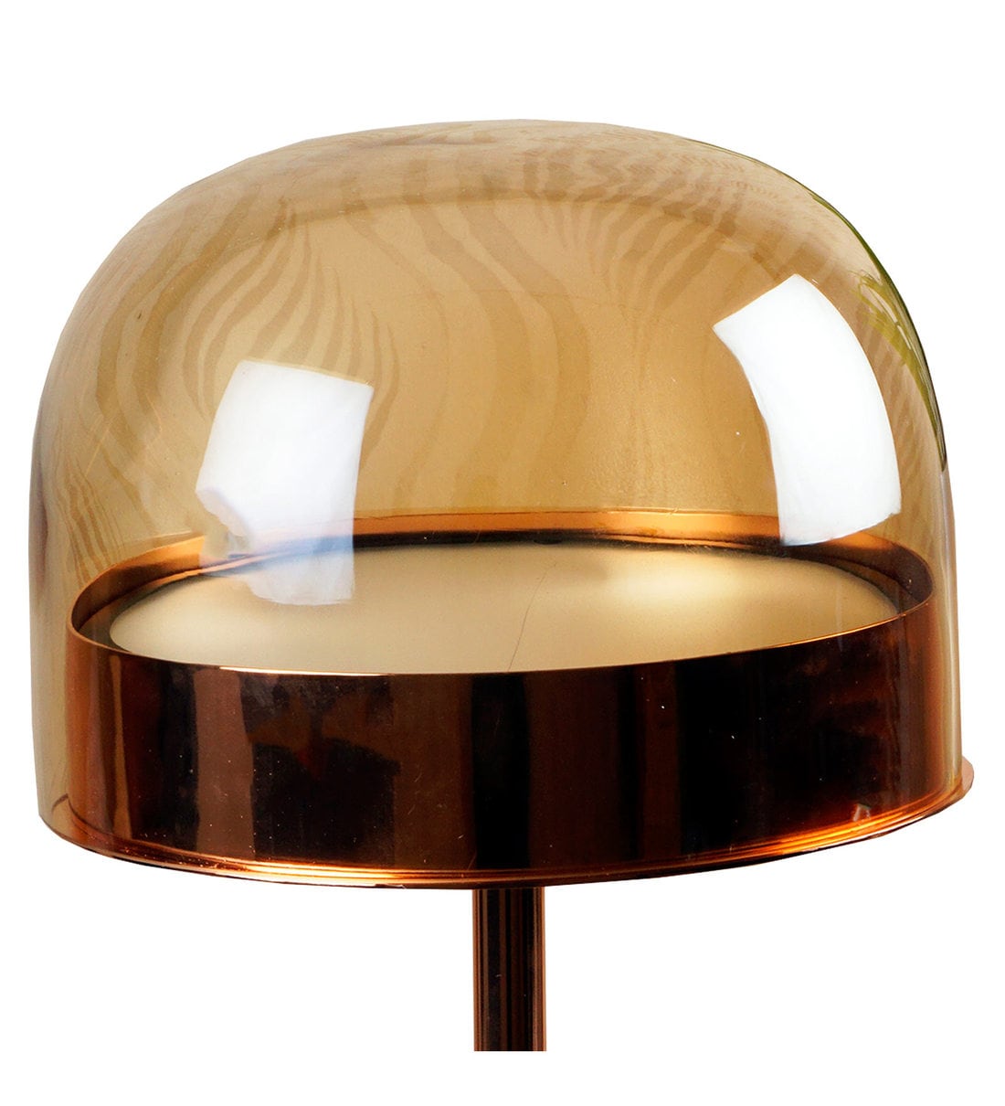 Buy Gold Glass Shade Table Lamp with Gold Base by Hermosa Casa Online