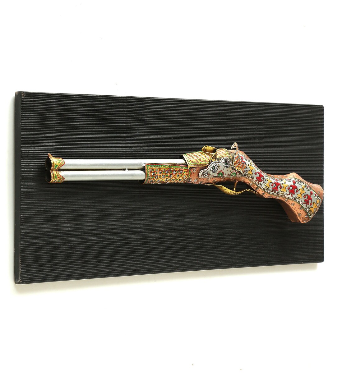Buy Gold Metal Gun Wall Art by Malik Design Online Abstract Metal Art