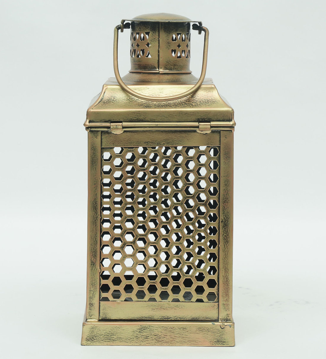 Buy Gold Iron Hanging Tea Light Holder By Decocraft Online Table Tea