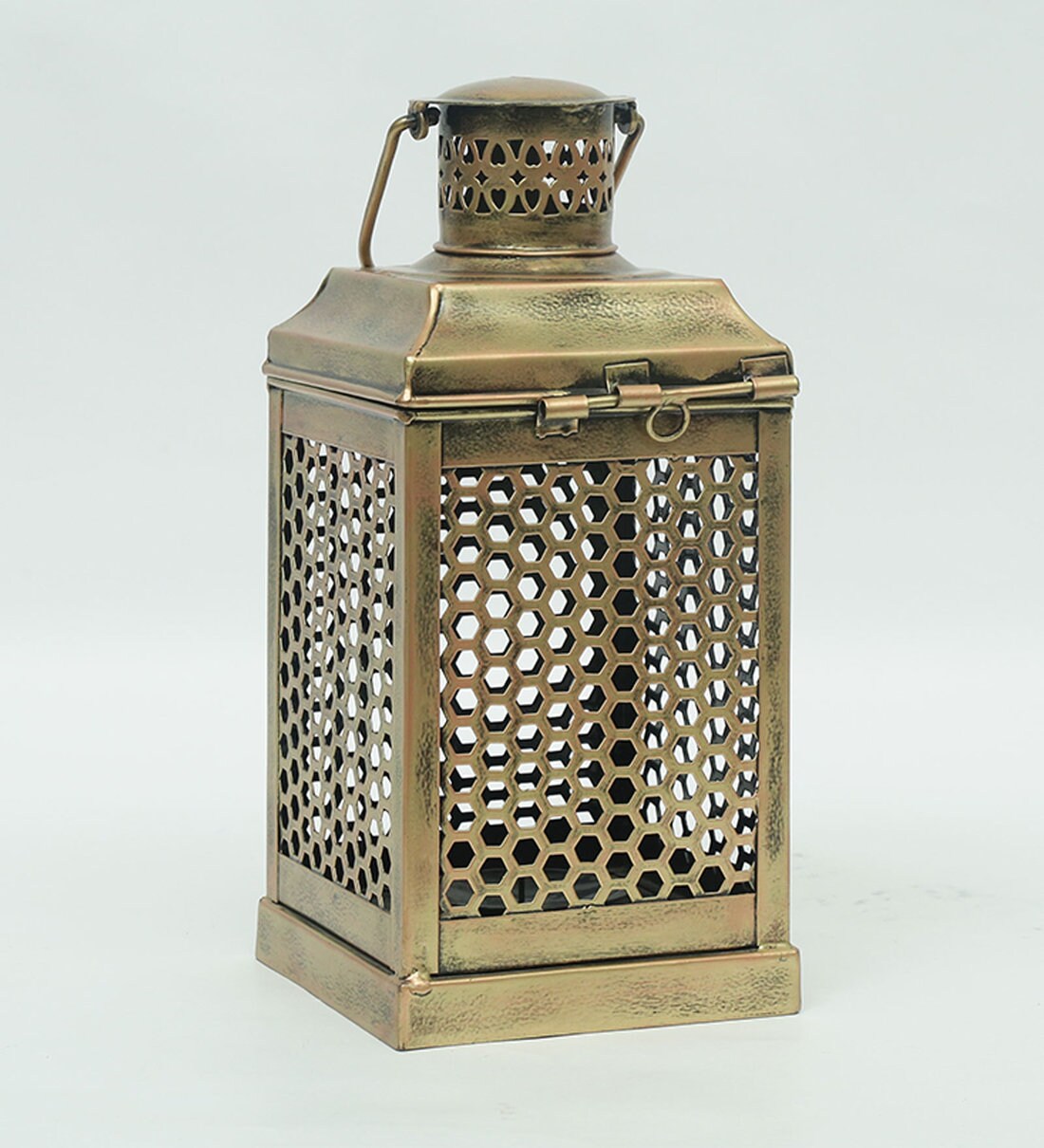 Buy Gold Iron Hanging Tea Light Holder By Decocraft Online Table Tea
