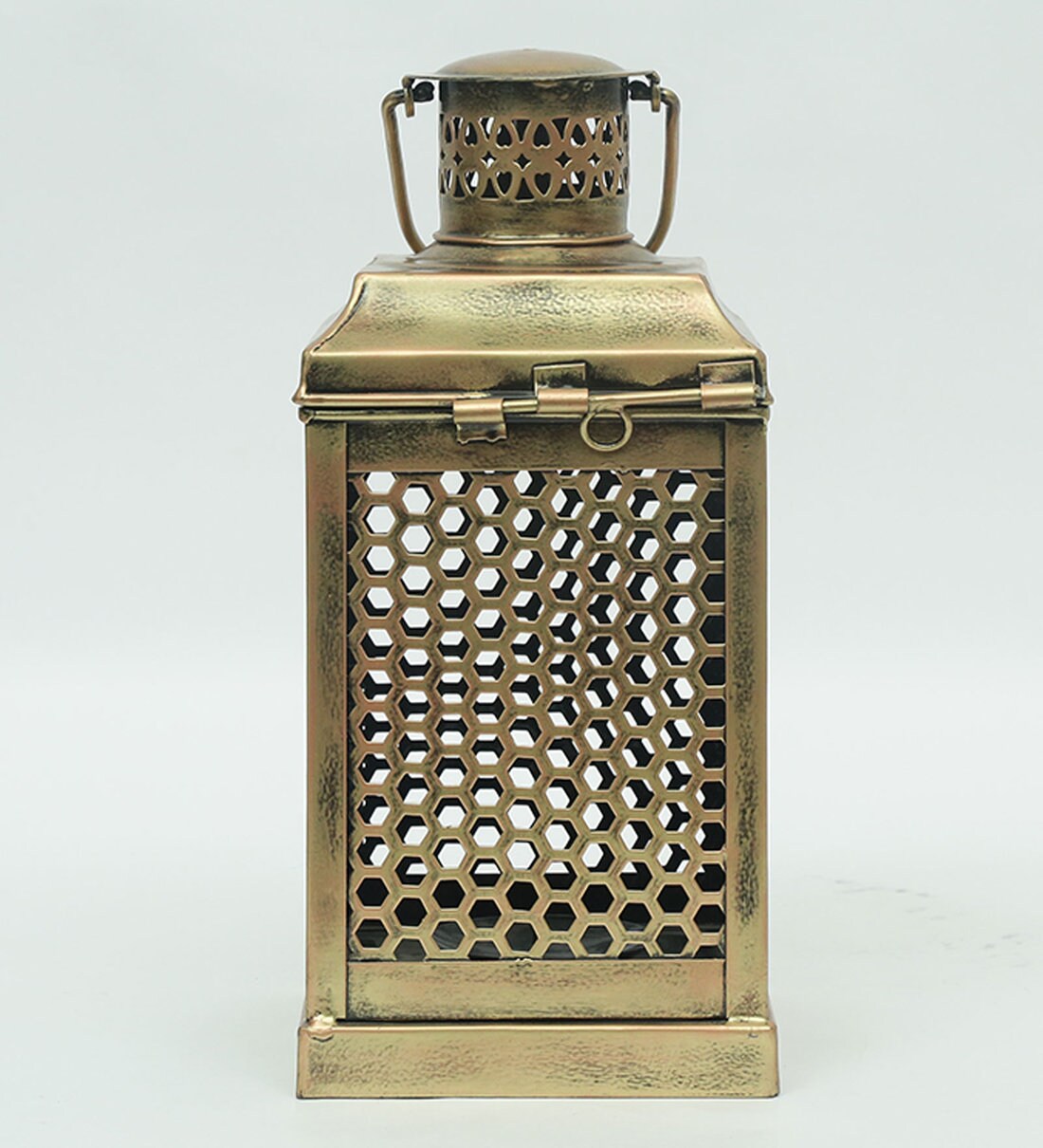 Buy Gold Iron Hanging Tea Light Holder By Decocraft Online Table Tea