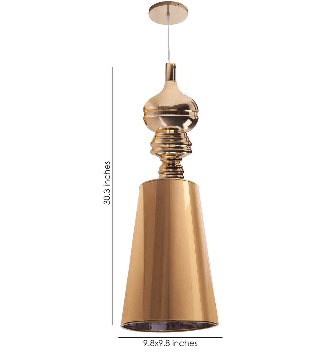 A closer look at Gold Metal Pendant Light Fixtures