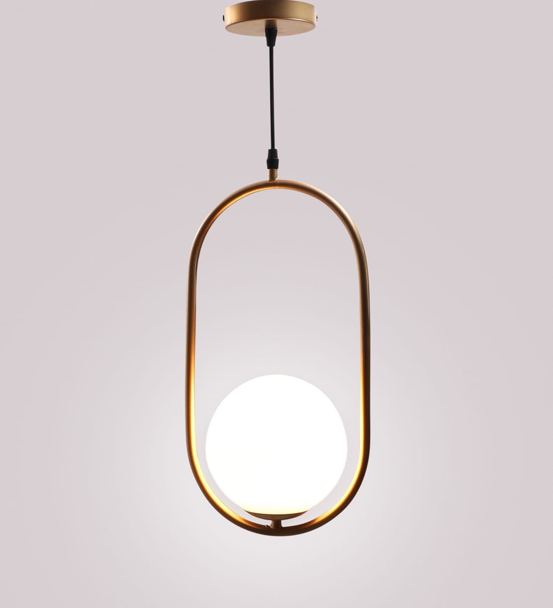 Buy Gold Metal Single Hanging Light By Eliante By Jainsons Lights